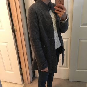 23rd St. Long Wool Gray Coat